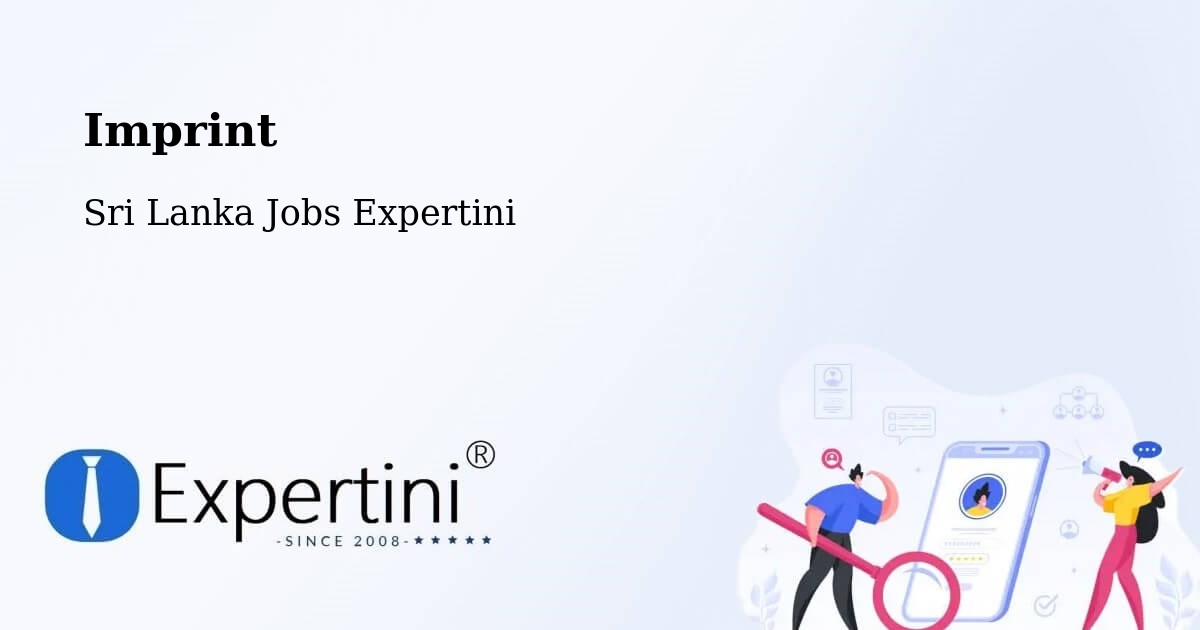 Imprint – Haputale - Sri Lanka Jobs Expertini