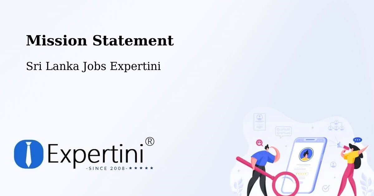 Corporate Mission – Haputale - Sri Lanka Jobs Expertini
